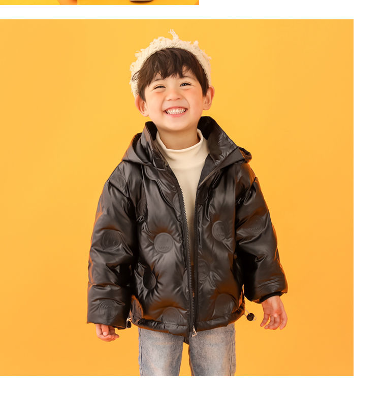 【反季折扣】史努比儿童羽绒服白鸭绒男童女童加厚宝宝小孩童装亮面