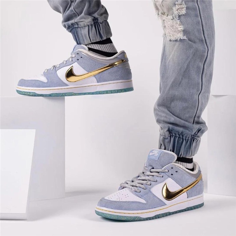 耐克nike sb dunk sean cliver 联名白蓝金蓝色情人节冰雪奇缘休闲