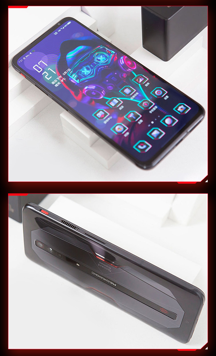 努比亚 红魔6pro 5g游戏手机 冰刃银【豪华套装】 12 256g