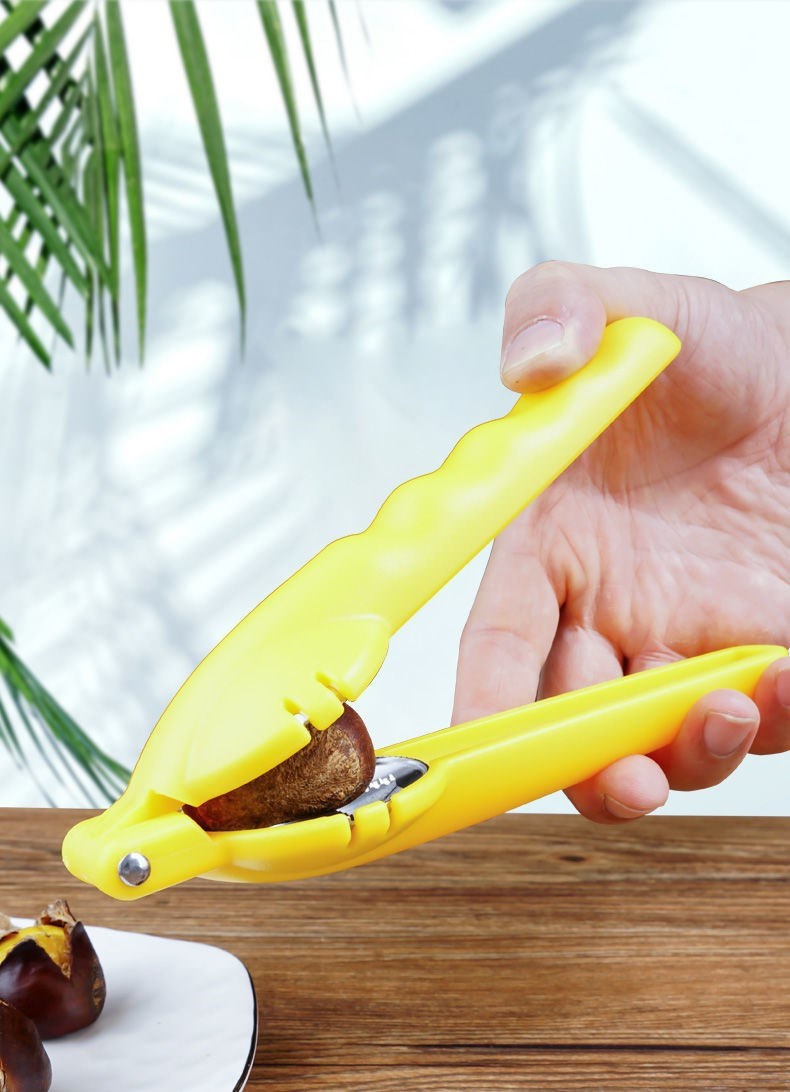 日本核桃夹日本购板栗开口器剥生板栗夹子w栗子去皮核桃开壳神器家用