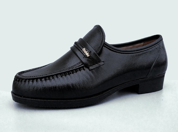 日本健康鞋男鞋健康牌真皮鞋品质定制款黑色超值40码250