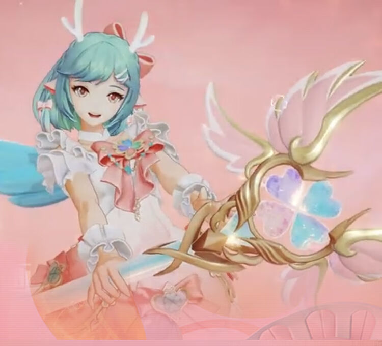 银乔黎王者荣耀cos服瑶时之祈愿情人节皮肤cos游戏服装瑶瑶公主cos服