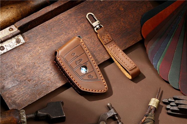 适用于宝马mini钥匙套迷你cooper可爱钥匙壳皮女高档车包钥匙扣 刀锋