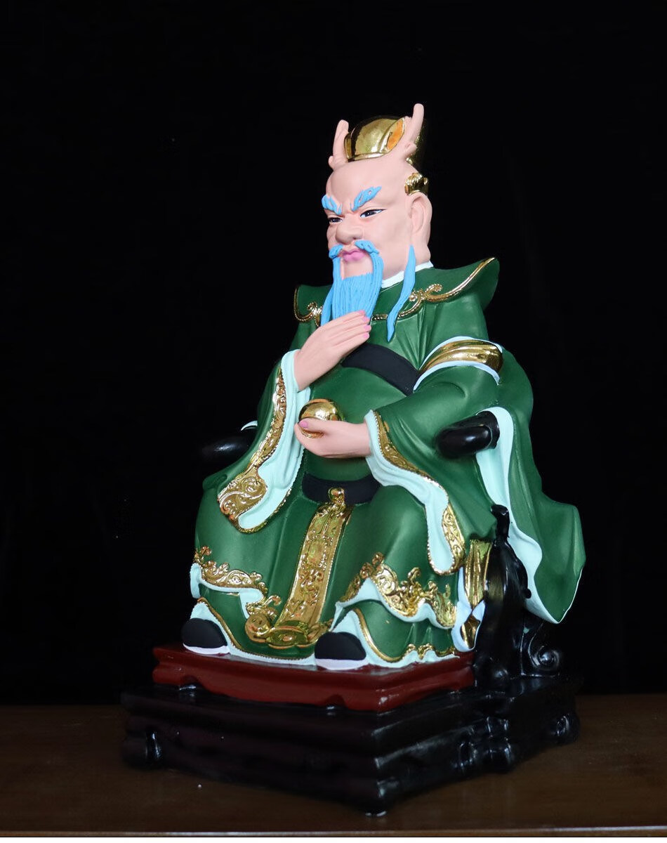 高端定制树脂四海龙王南海龙王爷神像居家用供奉客厅玄关佛像饰品摆件