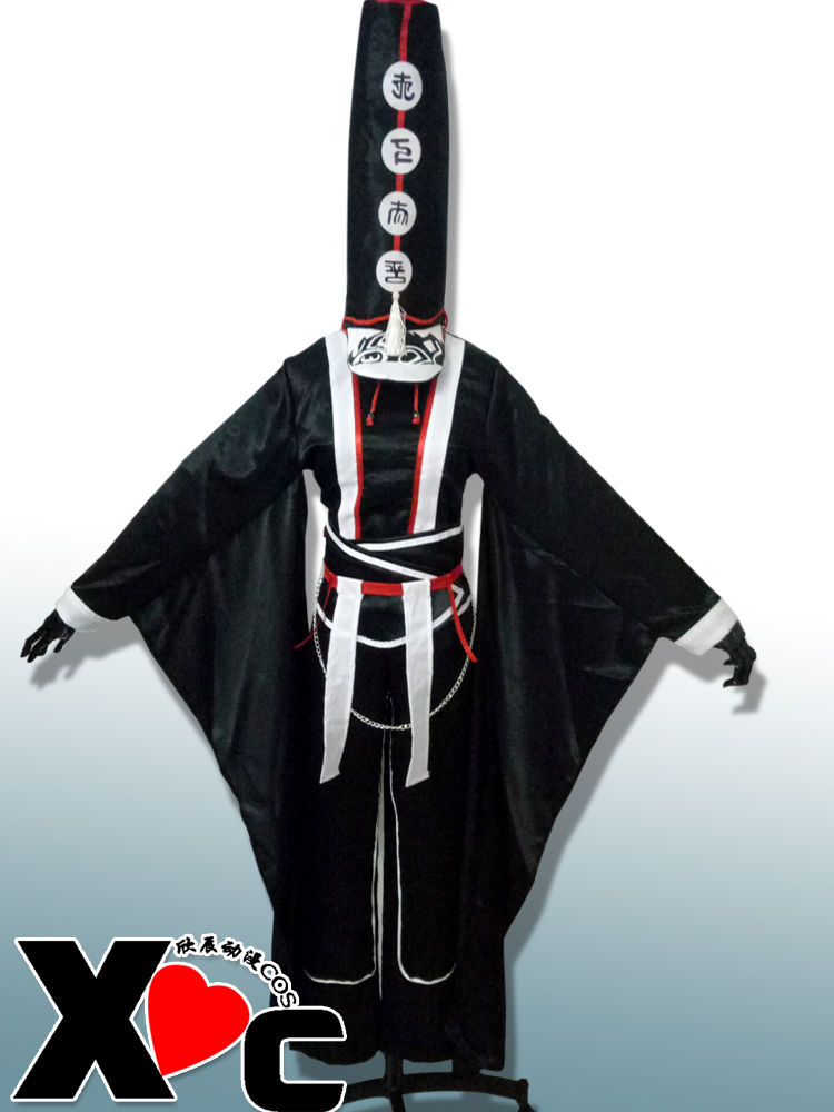 人cos服 黑白无常 常昊灵 常宣灵cosplay服 现货服装 黑无常衣服(男)