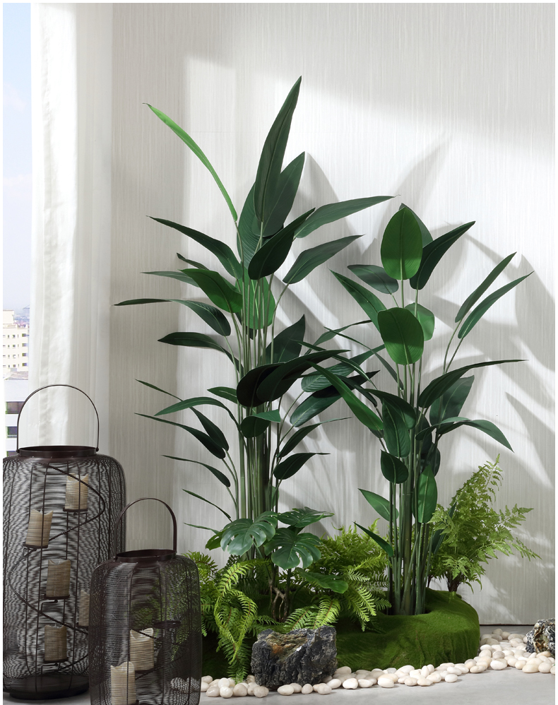 北欧仿真植物室内大型盆栽旅人蕉假绿植假树装饰落地花卉客厅摆件