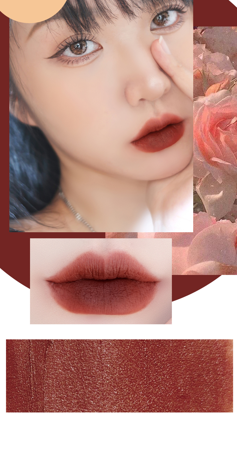 holdlive云缎雾感唇泥唇釉 07#番茄焗泥【图片 价格 品牌 报价】-京东