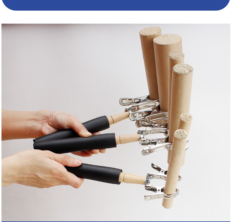 千阙手持艾灸夹子手握防烫工具粗艾条悬灸架温灸器具雷火灸艾灸夹支架