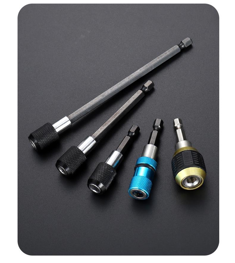 定制适配六角快速转换接头套筒连接杆批头转换器手电钻螺丝刀电动转换