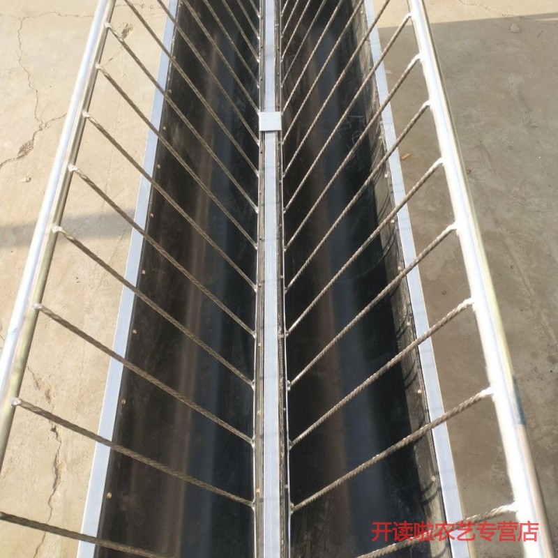 京选推荐喂羊食槽羊槽子养殖家用羊食槽料槽全新输送带胶皮带架子可