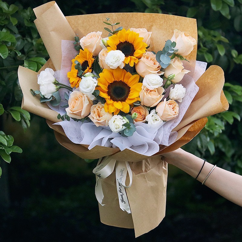 向日葵鲜花速递生日礼物毕业花束送闺蜜朋友同事领导长辈同城送花 11