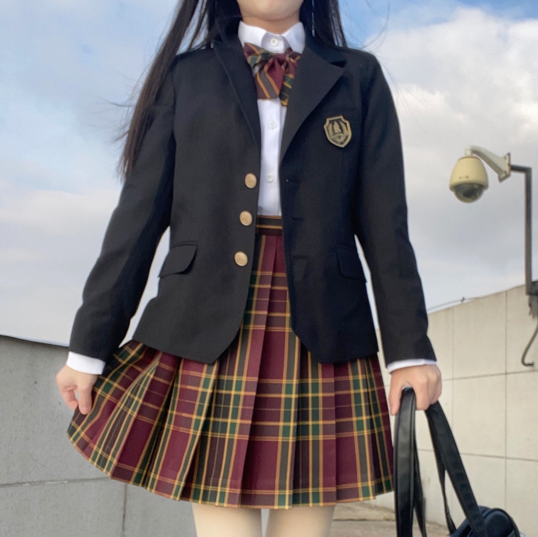 茵美伊山楂树jk制服格裙版套学生套装日系小西服西装外套女春秋冬装