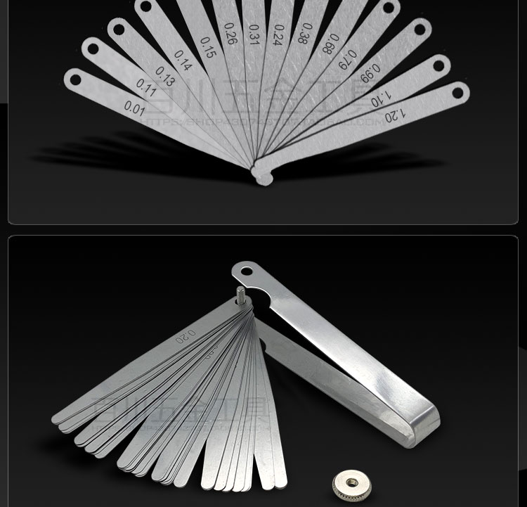 塞尺0015塞规塞尺片厚薄规间隙尺气门调整工具支持定制10150mm21片001