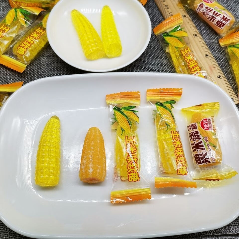 玉米糖软糖加长水晶玉米糖糖果水晶款加长婚庆结婚婚礼 普通水晶玉米5