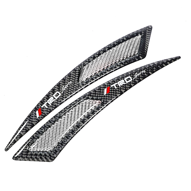 适用于轮眉贴纸遮划痕汽车碳纤维装饰贴防檫刮痕前后轮滴胶防撞条改装