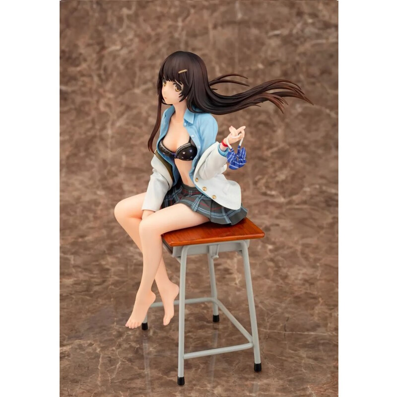 nxdl美少女手办摆件daiki大气工业我的恋人兰前辈坐姿学姐桌上少女