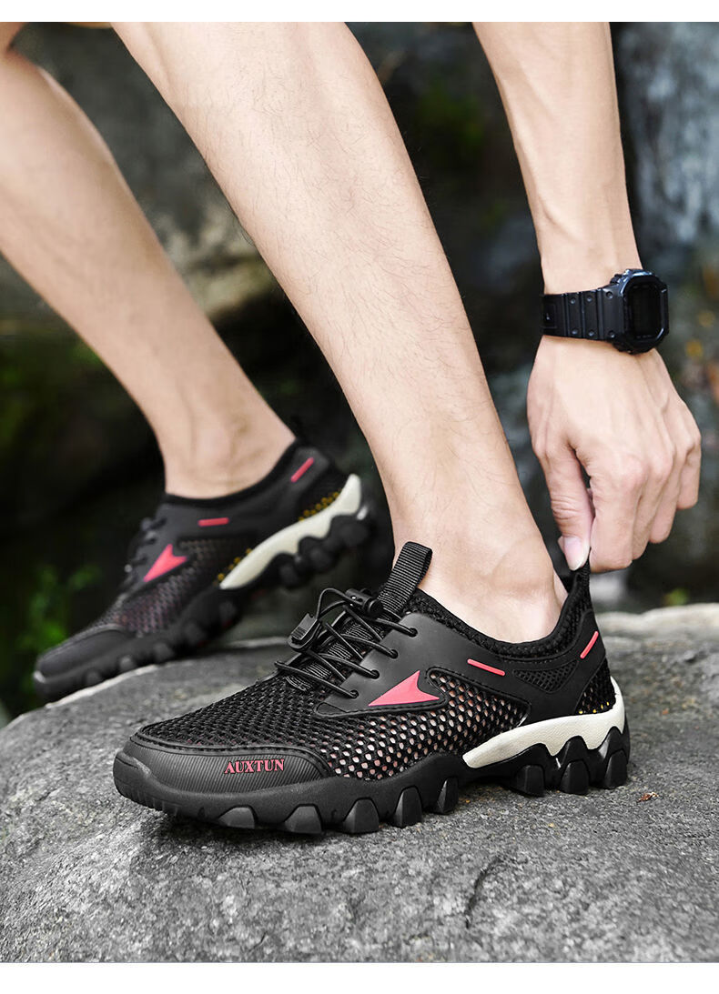 飞行员空调鞋春夏季新款男士网鞋透气户外涉水鞋运动休闲鞋韩版网面男