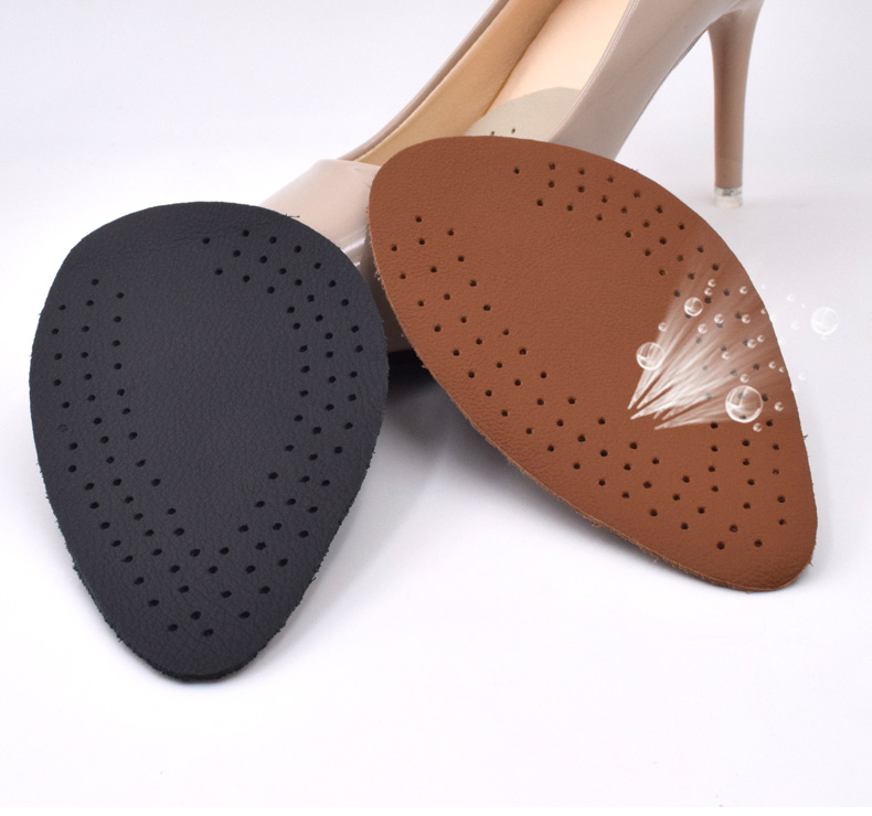 华宝驰3双牛皮前掌垫高跟鞋鞋垫半垫女脚掌垫皮鞋防滑防磨半脚护垫