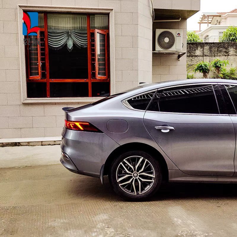 比亚迪秦plusdmi尾翼外饰装饰秦dmi原车色烤漆运动尾翼 底漆尾翼自己