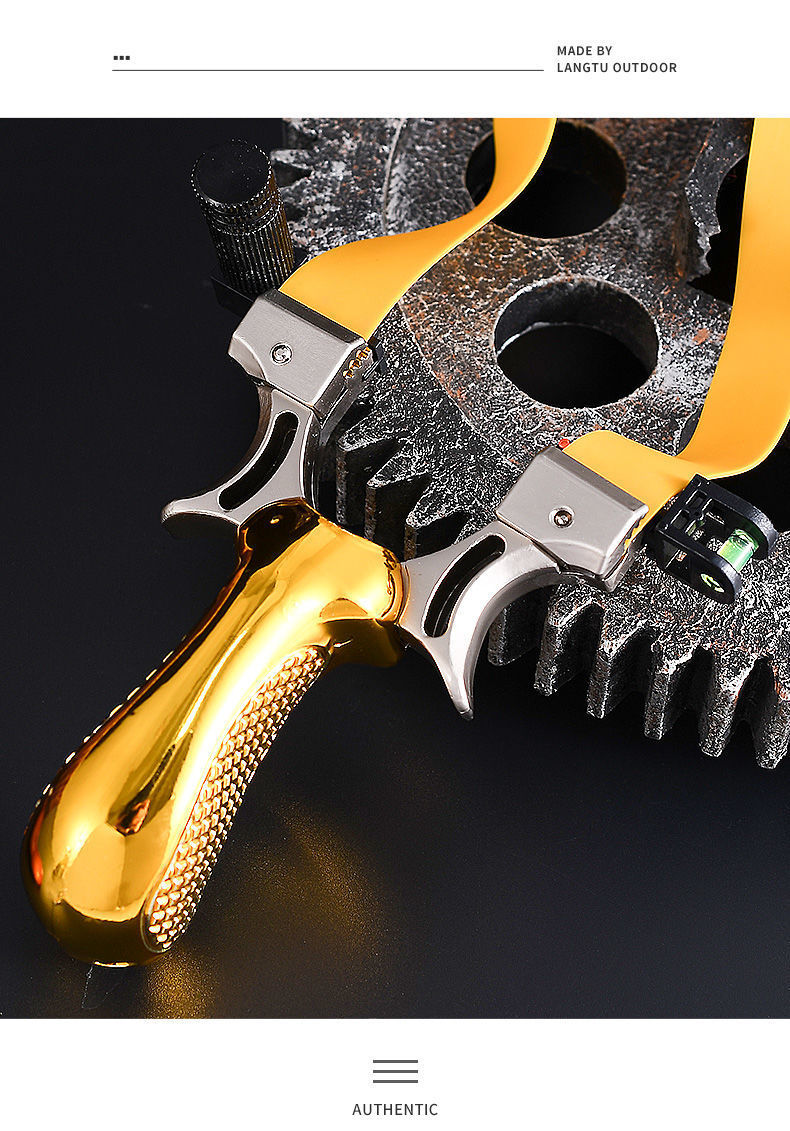 新款激光弹弓大全精准射击高精准弹弓户外强力专业弹弓弹弓 成人 激光