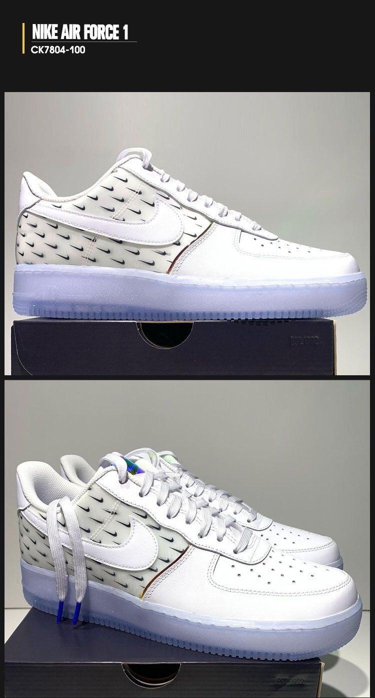 耐尅联名af1空军一号男女鞋低帮板鞋小白鞋联名款白粉蓝黑丝绸情侣