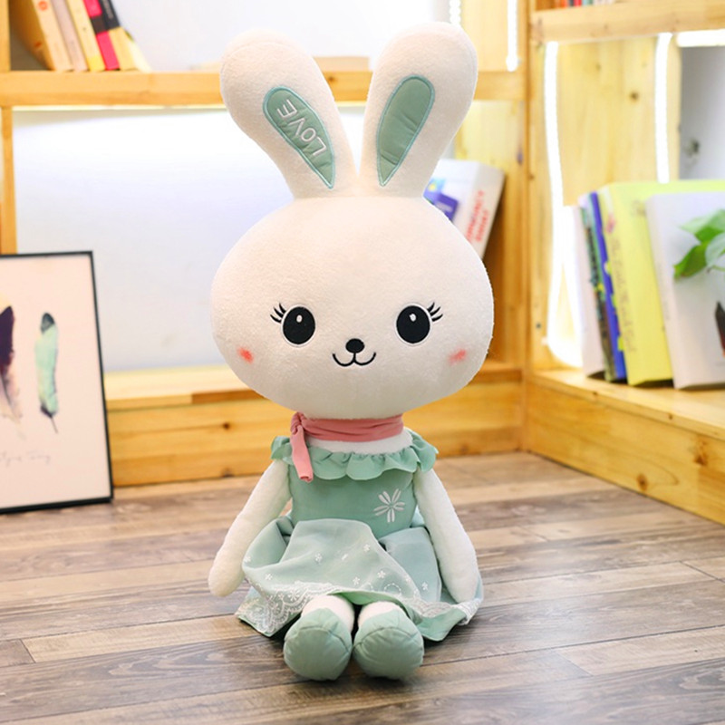 玩具小白兔子公仔布娃娃可爱睡觉抱枕大白兔女孩玩偶生日礼物六一儿童