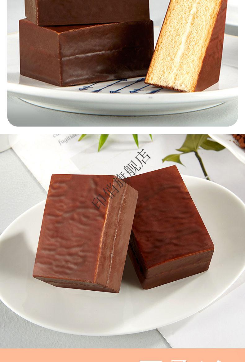 真巧巧克力涂层蛋糕夹心蛋糕早餐面包零食糕点500g巧克力味2000g量足