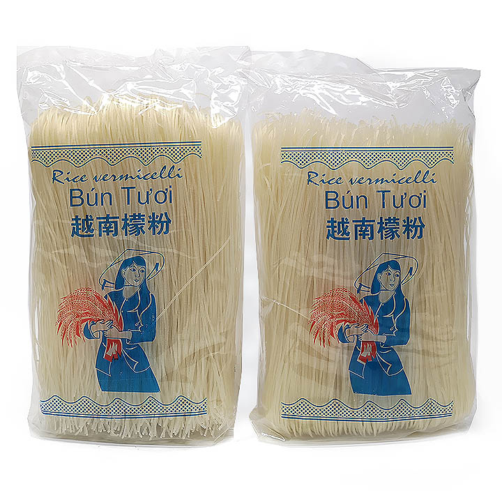 正宗越南bun tuoi米粉干檬粉干米线 圆粉 干米粉8包x500g圆粉