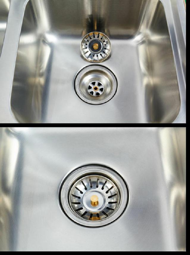 老款下水器110下水头不锈钢水槽洗菜盆厨房提篮老式水池过滤配件 11cm