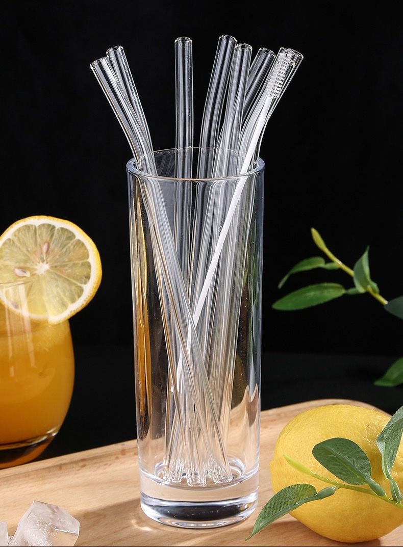 升级加厚款玻璃吸管透明耐热女防循环非一次性果汁升级加厚款直吸管1