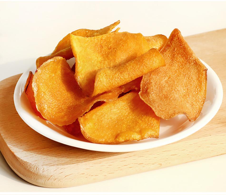 红薯片香脆地瓜干片非地瓜脆片油炸500g农家自制番薯干零食2罐红薯片