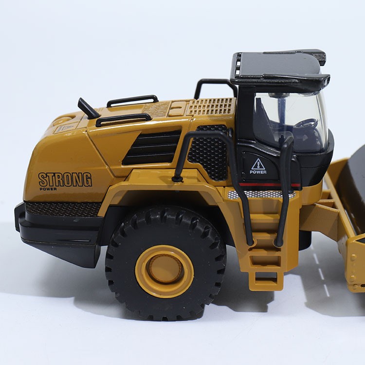 兼容乐乐高合金压路机玩具车儿童修路车模型仿真工程车男孩宝宝滑行压