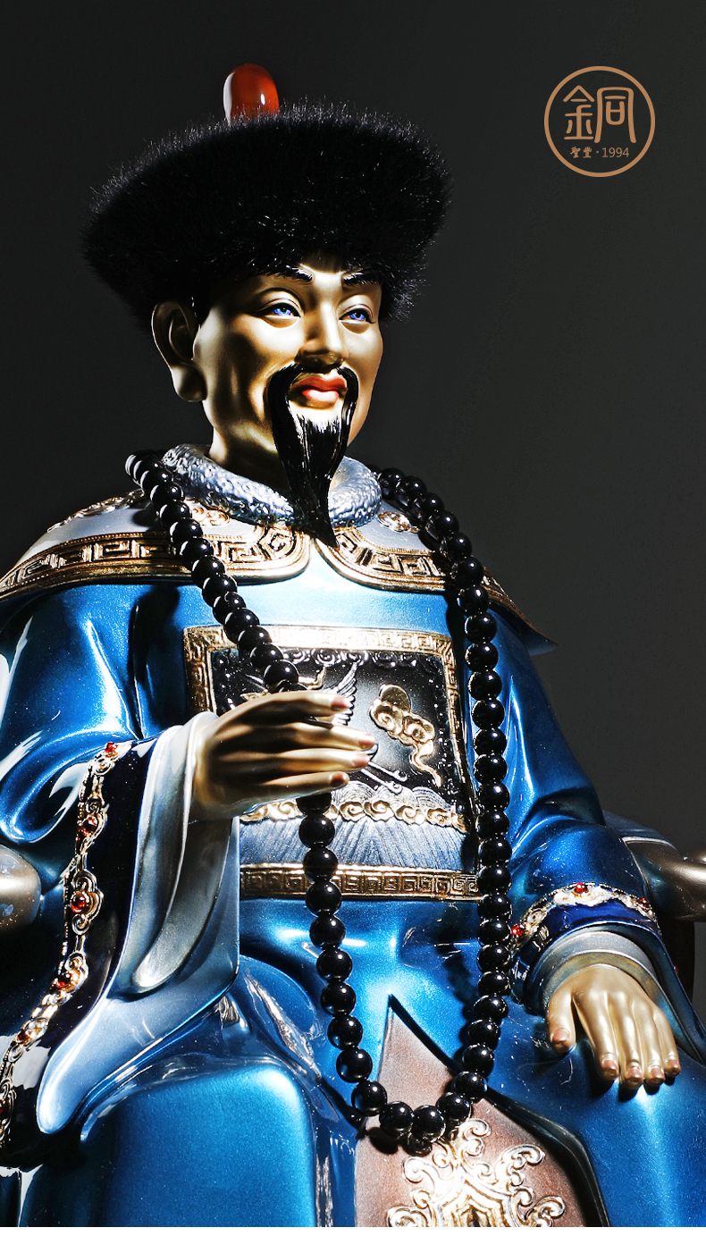 圣丰造像纯铜胡三太爷太奶神像家用保平安供奉保家仙铜像客厅摆件 19