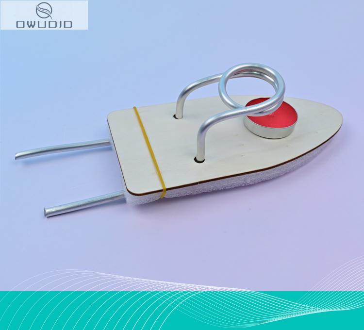 蒸汽船 小学五年级科学实验标准器材给船装上蒸汽动力科技小制作