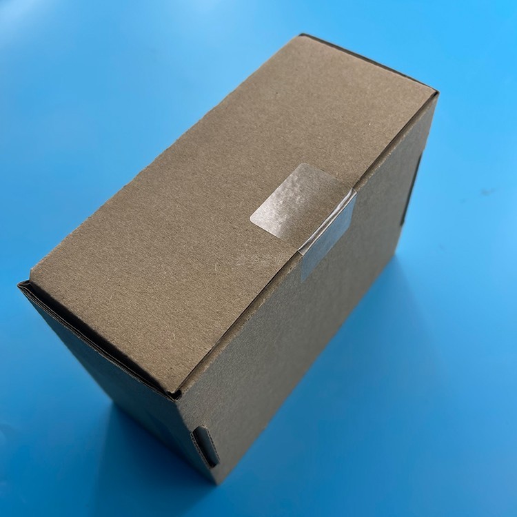 透明长方形封口贴1000贴彩盒包装自粘标签密封防水长条不干胶封箱贴