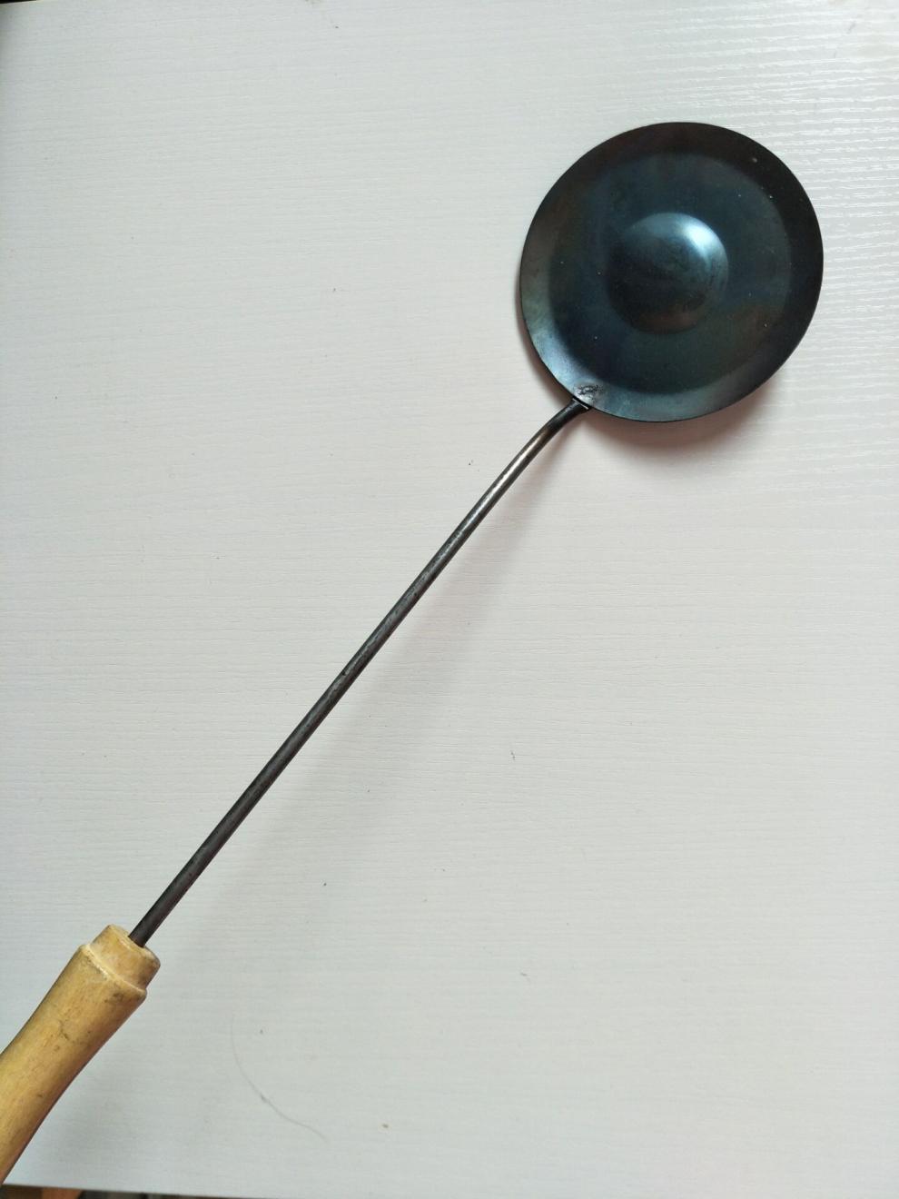 面窝勺子 加厚油端子炸饼铁勺铲锅巴花生南瓜葱油饼面窝铁勺子烧煎