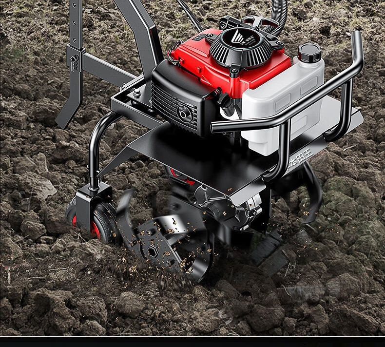 本田汽油微耕机翻地松土机耕地机除草机小型开沟旋耕机开荒锄草机