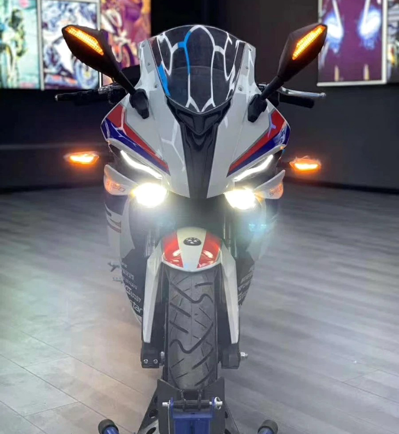 全新国四电喷魔影s450摩托车跑车重型机车400cc双缸水冷电喷整车可