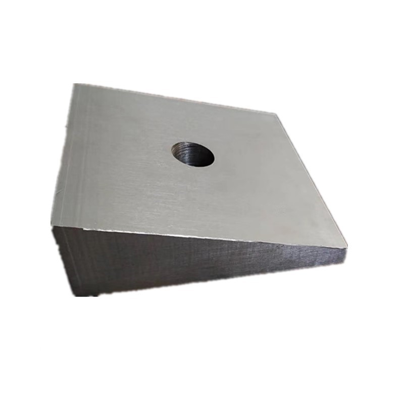 斜铁斜垫铁可调斜铁斜垫板平垫铁q235机床斜垫铁垫块钢结构调整120x60