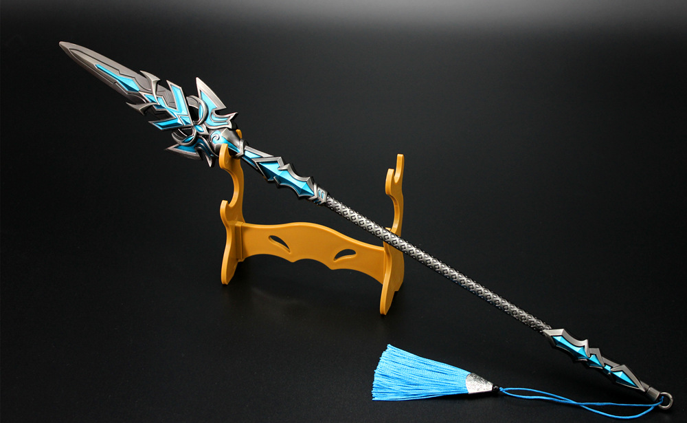 蓝银霸王抢唐三蓝银霸王枪一米斗罗大陆玩具的手办模型