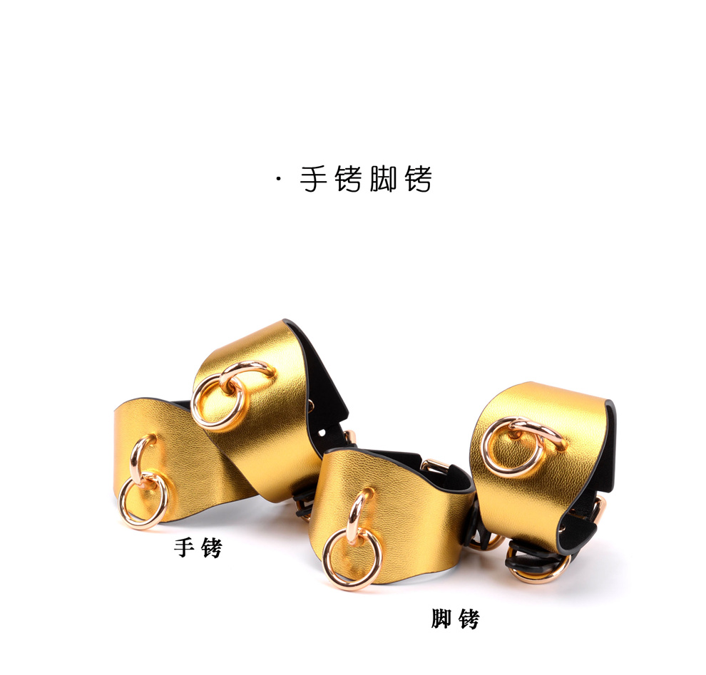 陈陈创意sm另类捆绑束缚夫妻用品口球皮拍手脚铐多件组合套装眼罩拍子