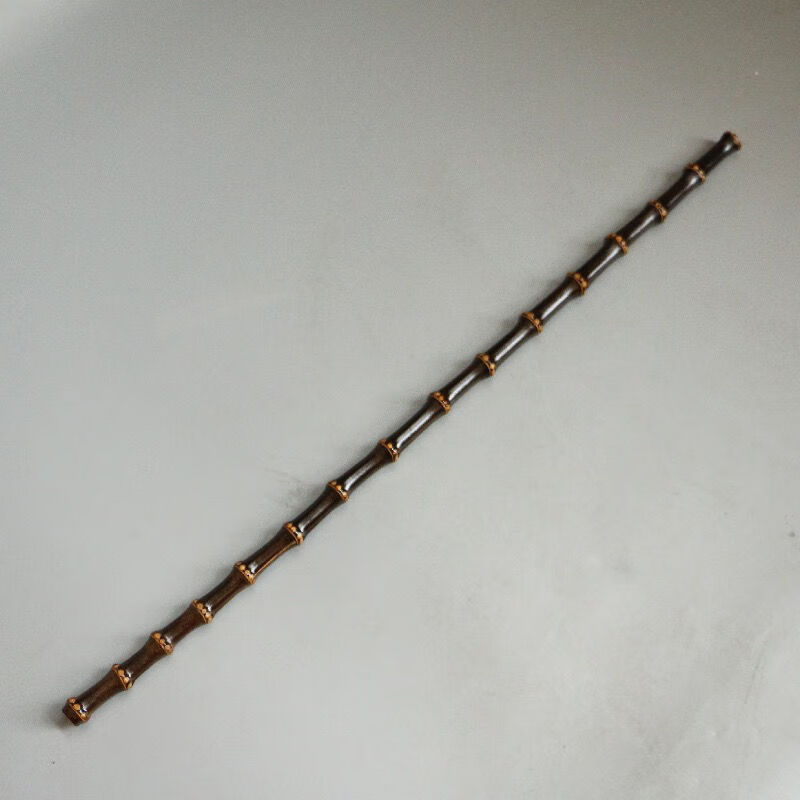 彩寇 紫竹根紫竹鞭教鞭烟斗diy原材料舞蹈教棒棍实心竹 紫竹根60cm_粗