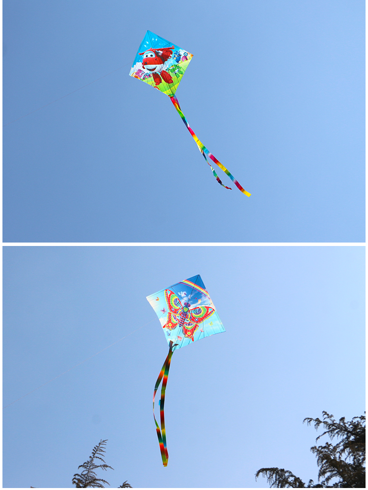 甄萌风筝儿童手持动态燕子小风筝微型幼儿鱼竿小燕子钓鱼竿小号迷你