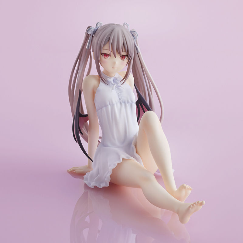 小恶魔酱坐姿手办原画动漫模型二次美少女人偶公仔机箱汽车摆件坐姿小