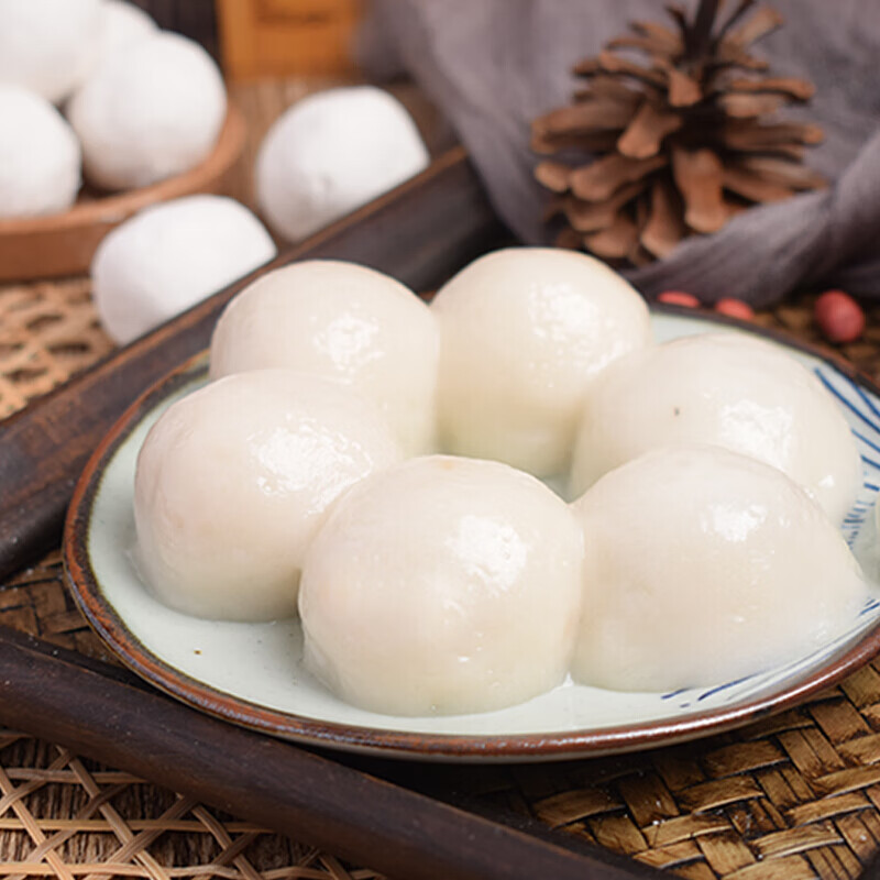 东北老式元宵手工滚粉大汤圆青红丝五仁黑芝麻木糖醇制作1500g 自行