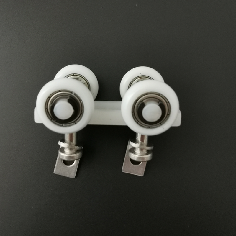 多折小折叠门连体配件厨房卫生间玻璃移门三扇连体件铝合金门配件