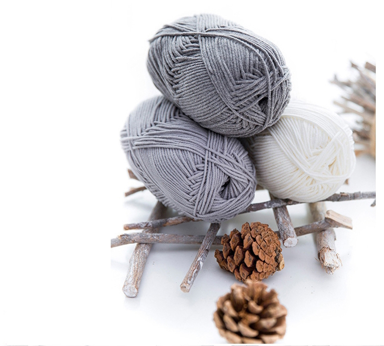 4股新疆长绒棉粗毛线团更多色25柳绿