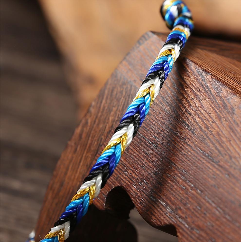 baofanchi故宫同款山盟海誓情侣手绳手链手工编织简约时尚彩绳成品