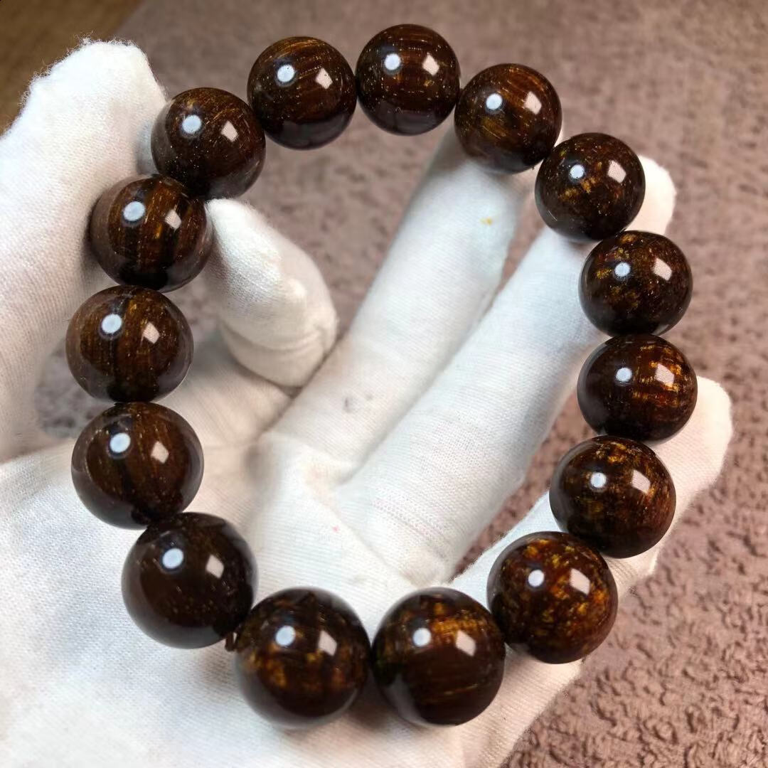 贡木手串贡木手串巴布亚正区赛奇楠沉香黑暗夜星空原料万年玉化火焰