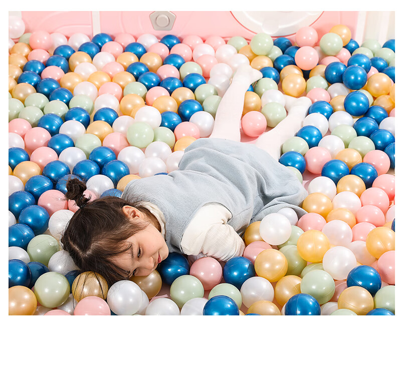 儿童海洋球彩色球加厚弹力波波球类玩具婴儿宝宝球池室内无毒无味 7cm